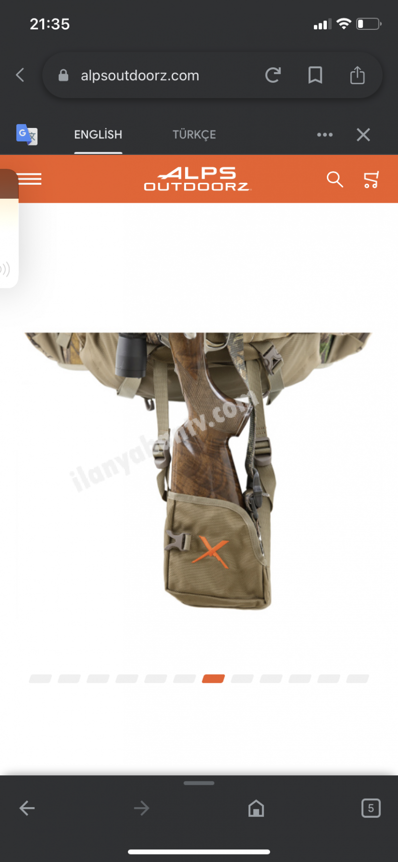 ALPS OUTDOORZ CROSSFIRE X BACKPACK Dağ avları İçin